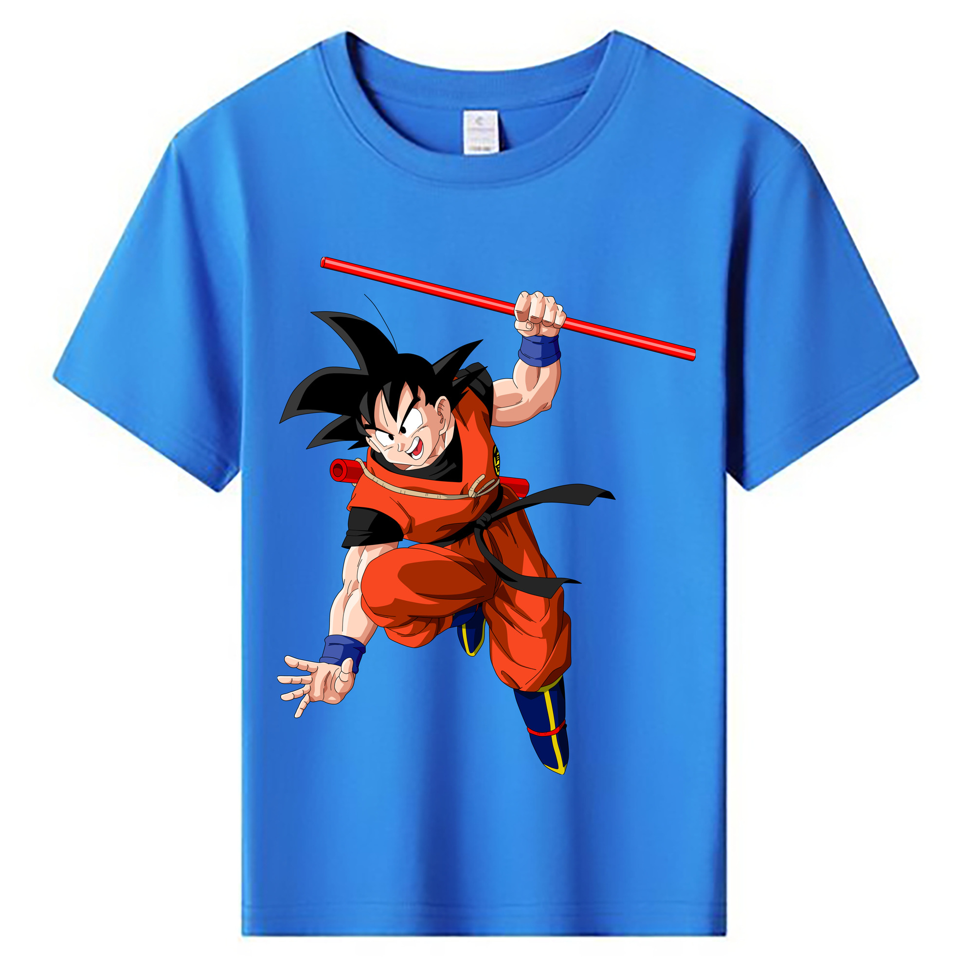 （画像用） ドラゴンボール 孫悟空（そん ごくう）Son Goku カカロット DRAGON BALL Kakarotto 綿100％キッズTシャツ（フロントプリント）
